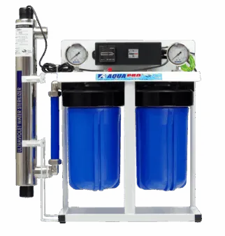 FILTRE DUO AVEC STERILISATEUR UV 12GPM 45L/MIN