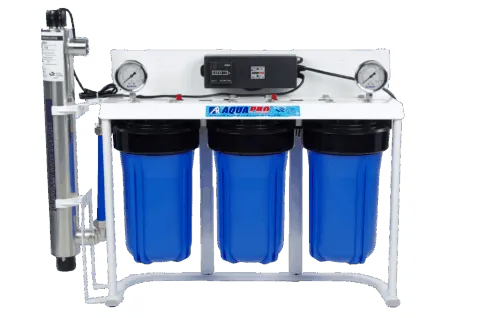 FILTRE TRIPLE AVEC STERILISATEUR UV 12GPM 45L/MIN