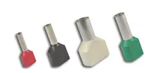 EMBOUT DOUBLE BL 2X10MM2 (100 PCS) 