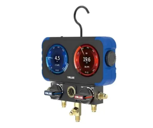 TF-VRM2-X VALUE MANOMETRE ECRAN COULEUR INTERFACE HD 3 VOIES TOUS FLUIDES COFFRET BATTERIE
