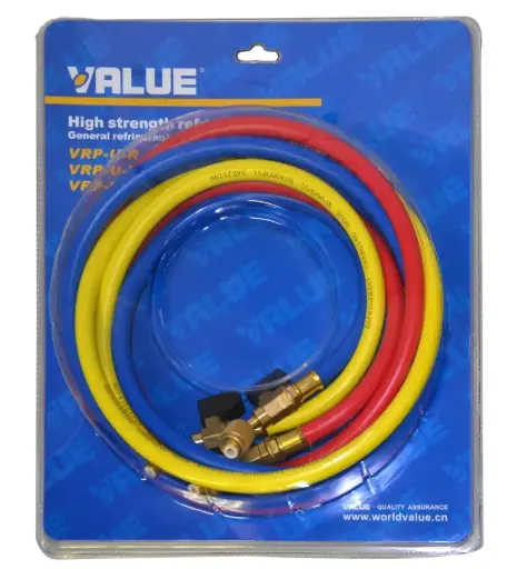 TF-FRJB90V-V FLEXIBLES DE CHARGE 90 CM (X3) AVEC VANNES  (RJB : 1/4" - 1/4")