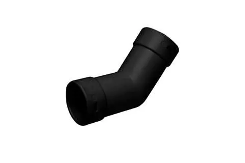 CONNEXION 45° RIGID DRAINPIPE Ø20MM NOIR