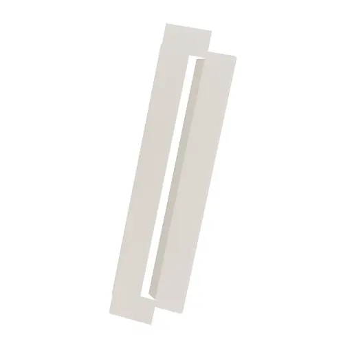 [DECOCLIM-23AM9001-JLAT] PLAQUES LATERALES TAILLE M BLANC CREME (RAL 9001)