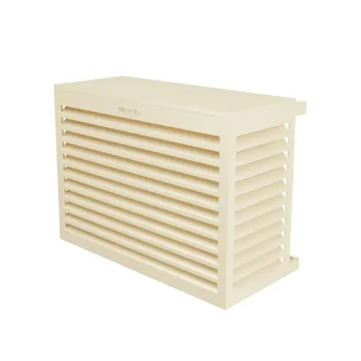 [DECOCLIM-23AS1015] CACHE CLIM TAILLE S IVOIRE CLAIR (RAL 1015) H68xL90xP45-60CM