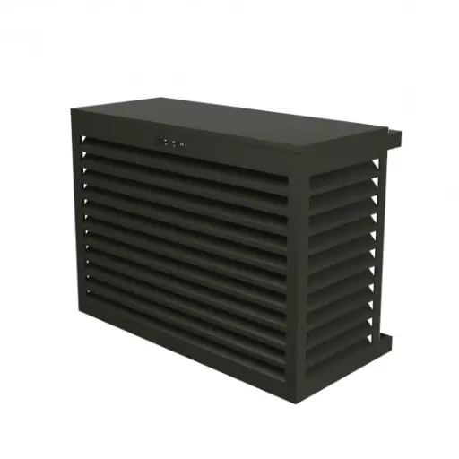 [DECOCLIM-23AXL7022] CACHE CLIM TAILLE XL GRIS OMBRE (RAL 7022) H120xL131xP65-80CM