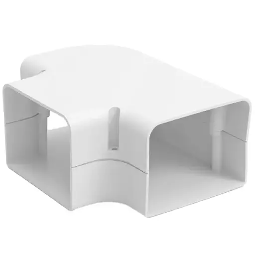 PIECE EN T 100X75MM RAL 9010 BLANC COOL   